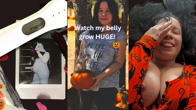 REAL Pregnancy! my Belly is a PUMPKIN!